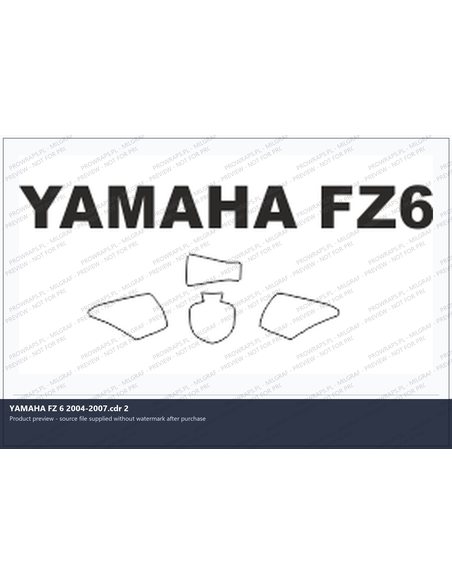 PPF Template - YAMAHA FZ 6 2004-2007.cdr 2