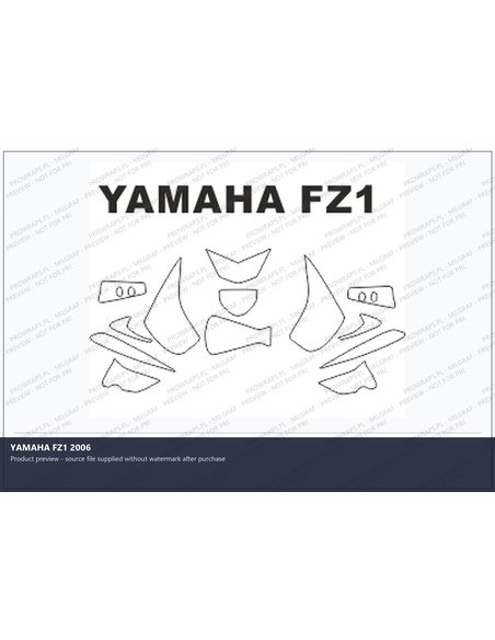 PPF Template - YAMAHA FZ1 2006