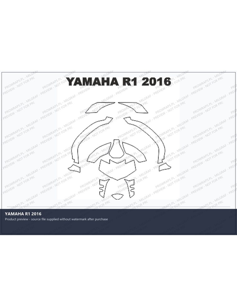 PPF Template - YAMAHA R1 2016