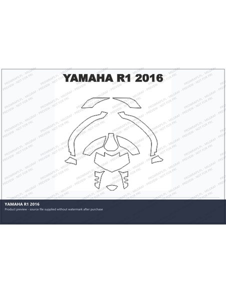 PPF Template - YAMAHA R1 2016