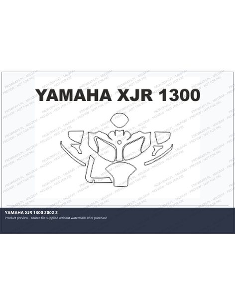 PPF Template - YAMAHA XJR 1300 2002 2