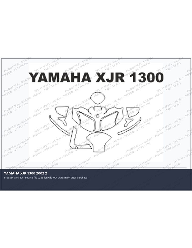 PPF Template - YAMAHA XJR 1300 2002 2