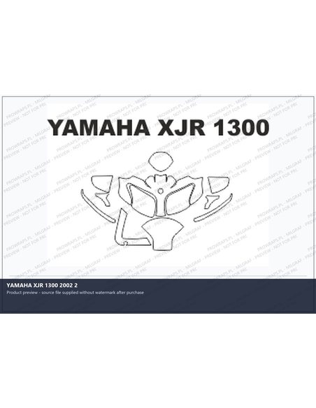 PPF Template - YAMAHA XJR 1300 2002 2