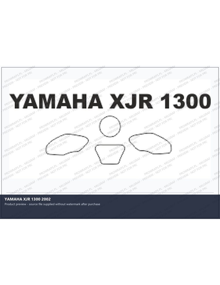 PPF Template - YAMAHA XJR 1300 2002