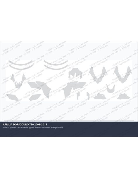 PPF Template - APRILIA DORSODURO 750 2008-2016