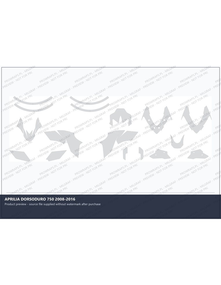 PPF Template - APRILIA DORSODURO 750 2008-2016