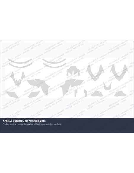 PPF Template - APRILIA DORSODURO 750 2008-2016