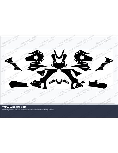 PPF Template - YAMAHA R1 2015-2019