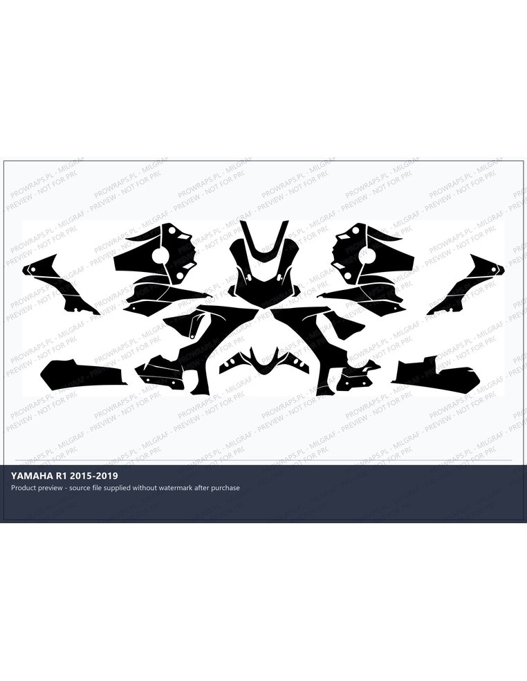 PPF Template - YAMAHA R1 2015-2019