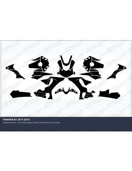PPF Template - YAMAHA R1 2015-2019