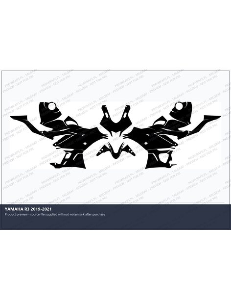 PPF Template - YAMAHA R3 2019-2021
