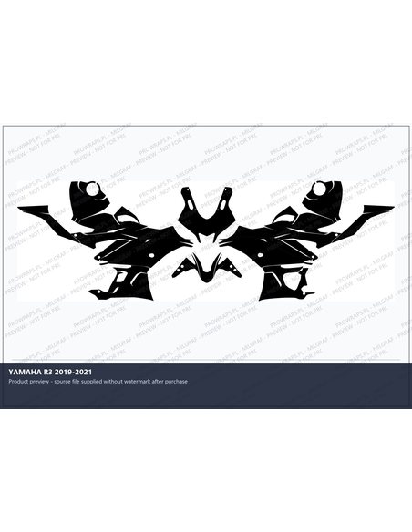 PPF Template - YAMAHA R3 2019-2021