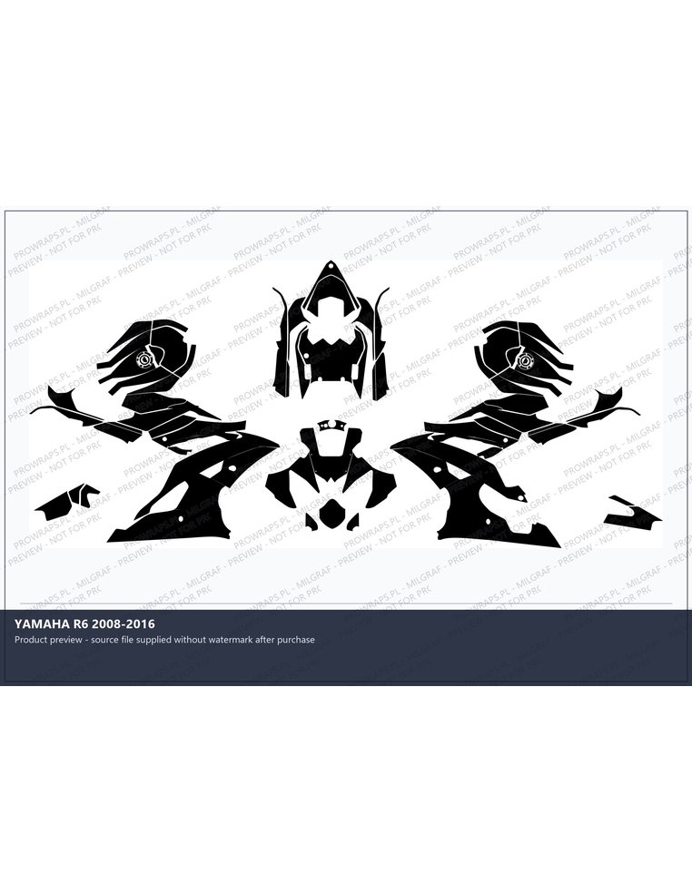 PPF Template - YAMAHA R6 2008-2016