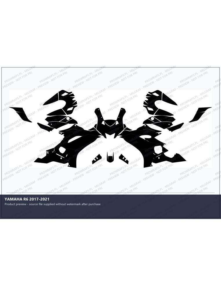 PPF Template - YAMAHA R6 2017-2021