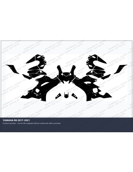 PPF Template - YAMAHA R6 2017-2021