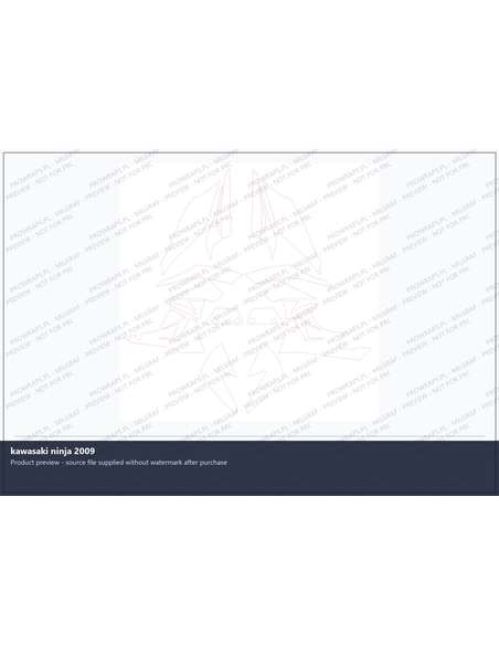 PPF Template - kawasaki ninja 2009