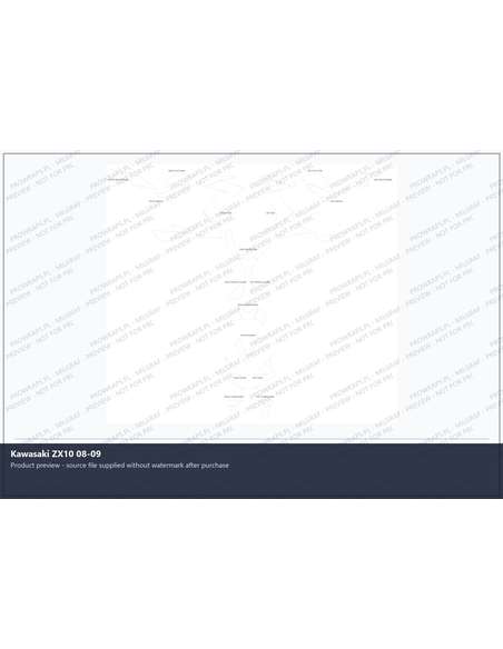 PPF Template - Kawasaki ZX10 08-09