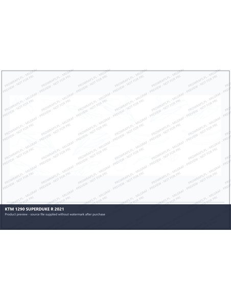 PPF Template - KTM 1290 SUPERDUKE R 2021
