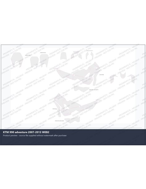 PPF Template - KTM 990 adventure 2007-2013 WEB2