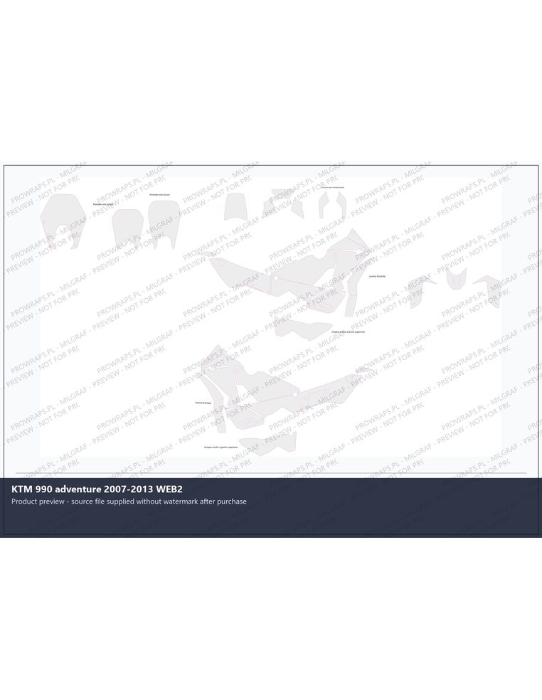 PPF Template - KTM 990 adventure 2007-2013 WEB2