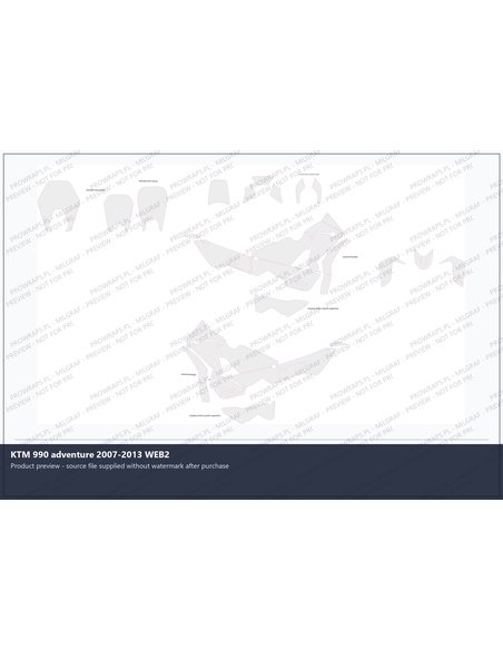 PPF Template - KTM 990 adventure 2007-2013 WEB2