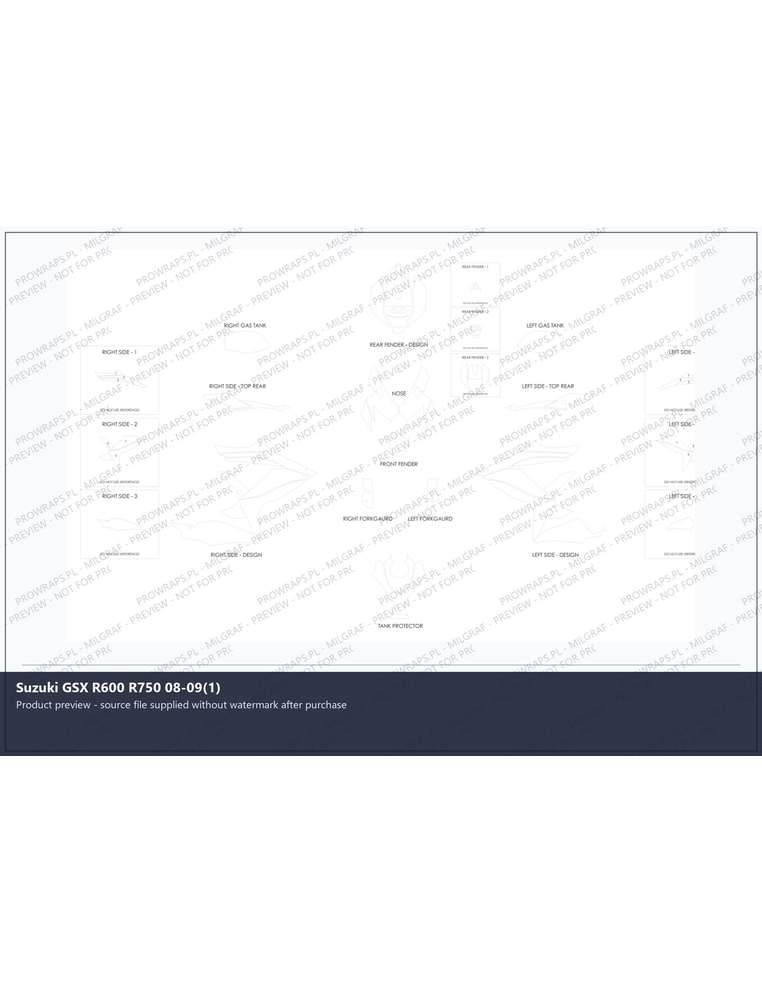 PPF Template - Suzuki GSX R600 R750 08-09(1)