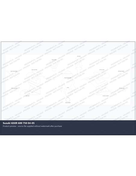 PPF Template - Suzuki GSXR 600 750 04-05