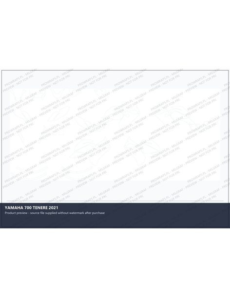 PPF Template - YAMAHA 700 TENERE 2021