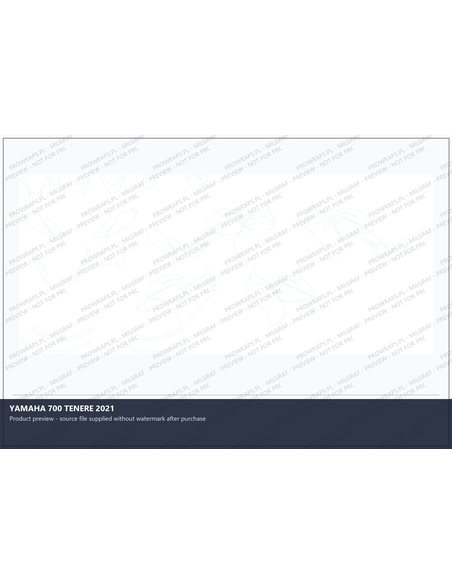 PPF Template - YAMAHA 700 TENERE 2021