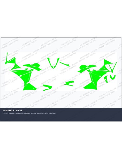 PPF Template - YAMAHA R1 09-13