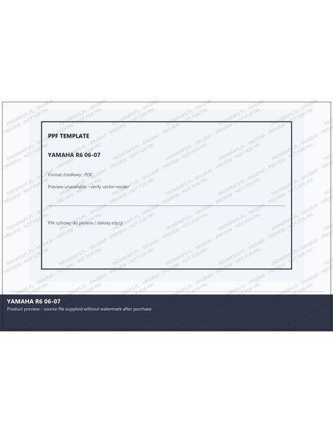 PPF Template - YAMAHA R6 06-07