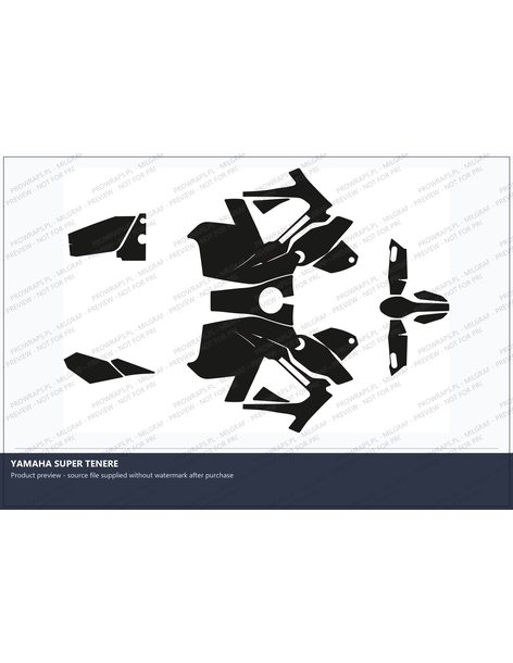 PPF Template - YAMAHA SUPER TENERE