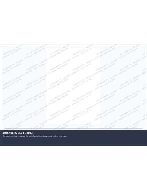PPF Template - HUSABERG 250 FE 2013