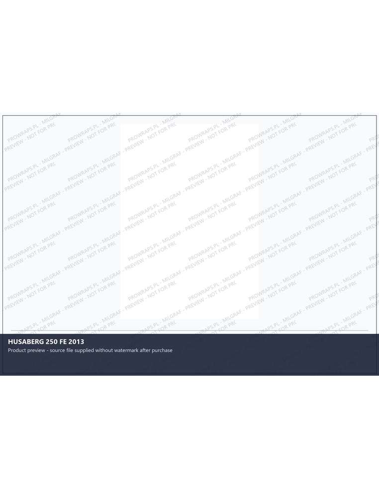 PPF Template - HUSABERG 250 FE 2013
