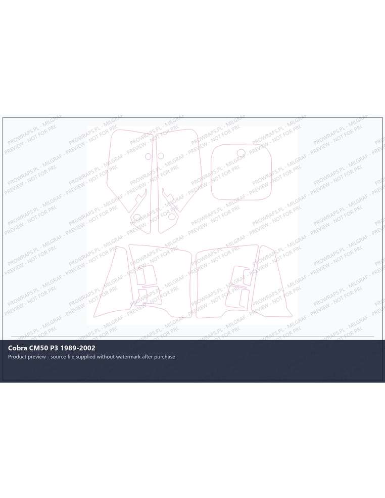 PPF Template - Cobra CM50 P3 1989-2002