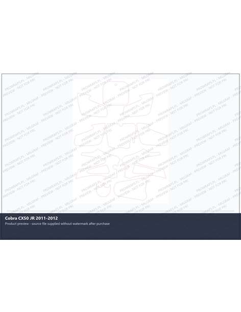 PPF Template - Cobra CX50 JR 2011-2012