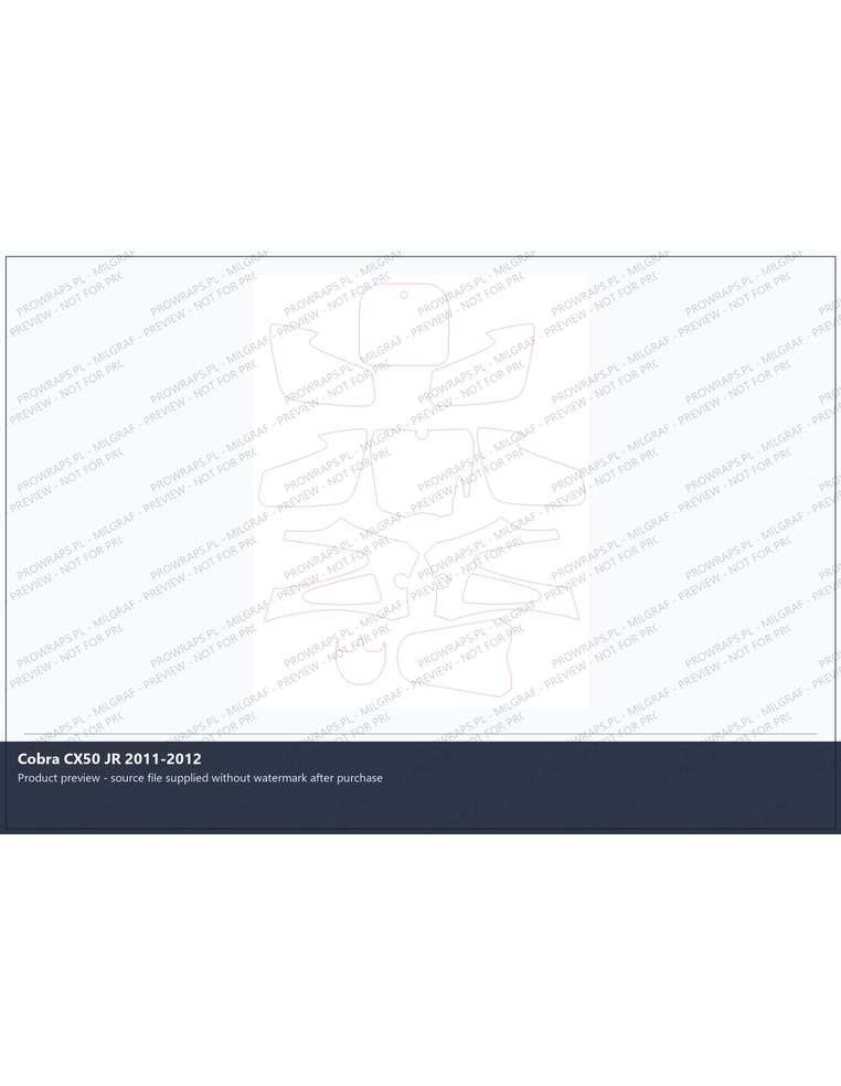 PPF Template - Cobra CX50 JR 2011-2012