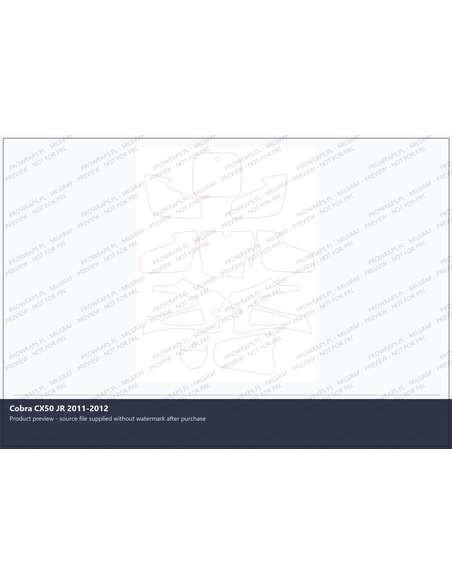 PPF Template - Cobra CX50 JR 2011-2012