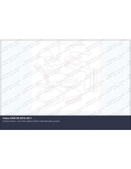 PPF Template - Cobra CX50 SR 2010-2011