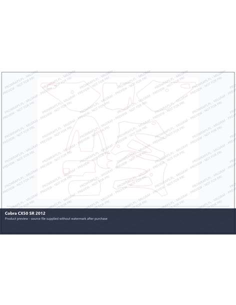 PPF Template - Cobra CX50 SR 2012