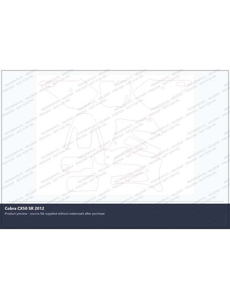 PPF Template - Cobra CX50 SR 2012