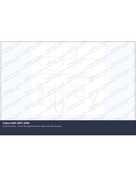 PPF Template - Cobra CX65 2007-2009