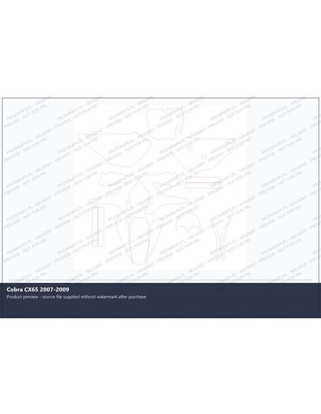 PPF Template - Cobra CX65 2007-2009