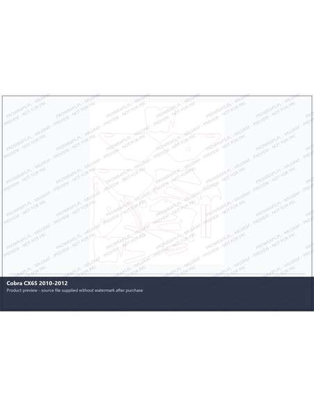 PPF Template - Cobra CX65 2010-2012