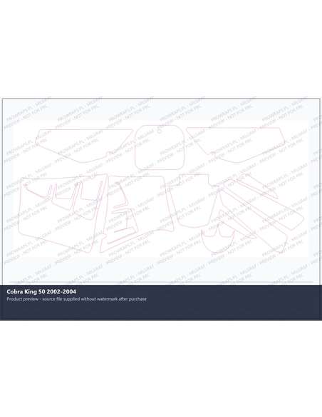 PPF Template - Cobra King 50 2002-2004