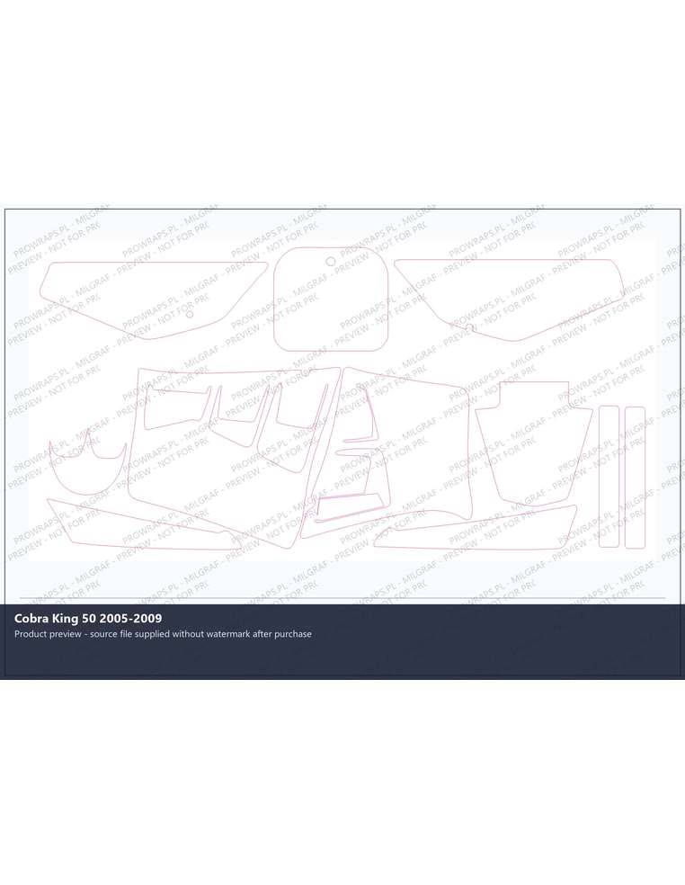 PPF Template - Cobra King 50 2005-2009