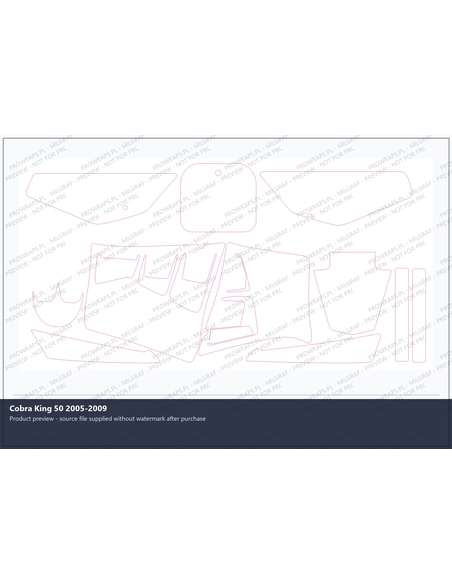 PPF Template - Cobra King 50 2005-2009