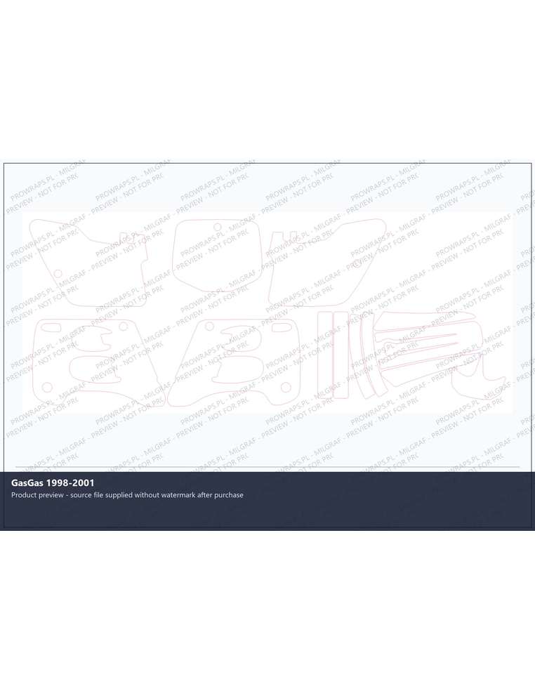 PPF Template - GasGas 1998-2001
