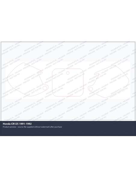 PPF Template - Honda CR125 1991-1992