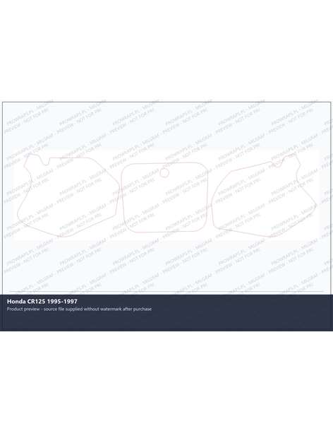 PPF Template - Honda CR125 1995-1997